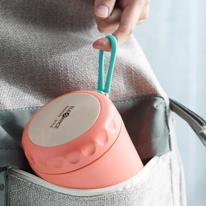 430ml Food Thermal Jar - Insulated Soup Cup, Stainless Steel Lunch Box, Thermos Container for School Children, Keeps Food Hot