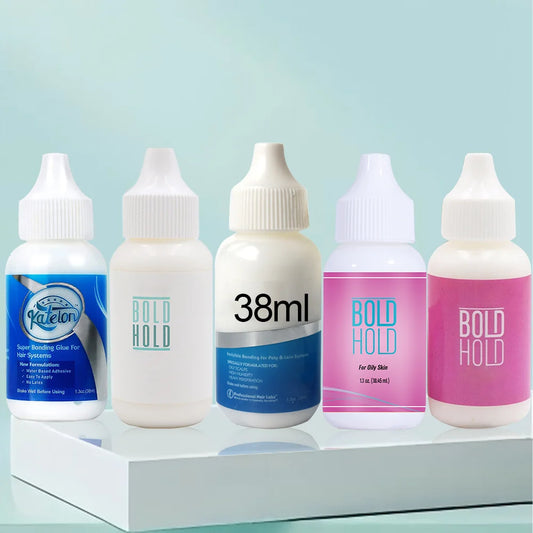 38ml Waterproof Wig Glue — Strong Hold Front Lace Wig Adhesive, Private Label, Accessories for Frontal Closure & Toupee