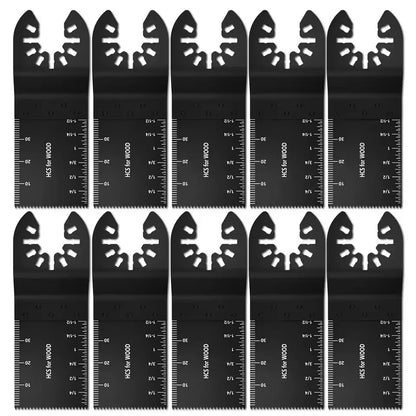 Oscillating Multi-Tool Saw Blades Set (20/50/100Pcs) – Fast Cutting Wood & Metal Renovator Cutter Blades Multi-Function Tool Accessories