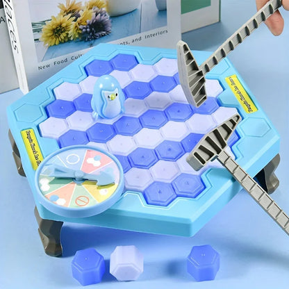Save Penguin Ice Breaker Toy – Knocking & Disassembling Wall Board Game, Interactive Novelty Toy for Fun