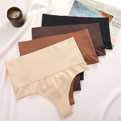 FINETOO High Waist Butt Lifter Thong Panties – Sexy Tummy Control, Belly Shaping Cincher, Slimming Shapewear for Women