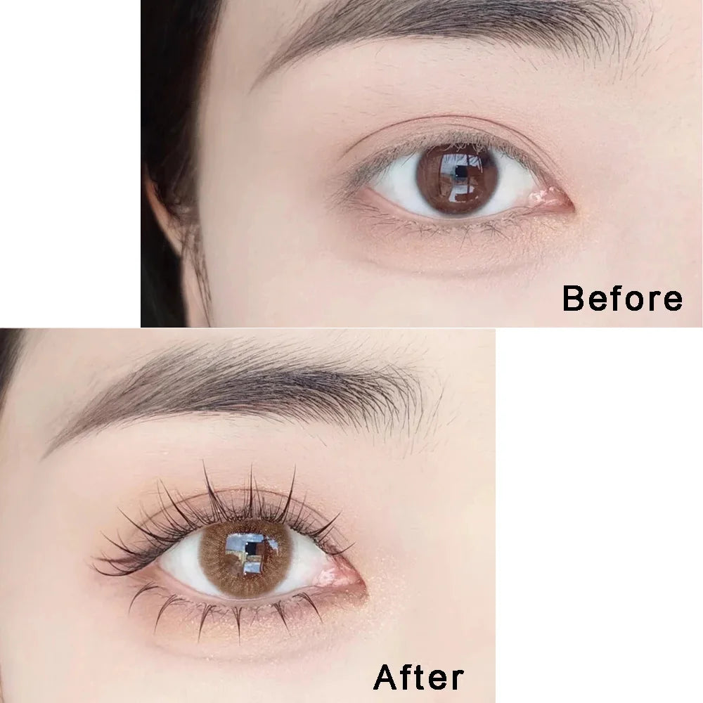 J Curl V-Shape Manga Under Eyelashes – Soft Black Bottom Lash Clusters for Natural Comic Eye Look