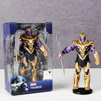 ZD Toys Avengers Legends Action Figures – Iron Man, Spider-Man, Thor, Captain America, Thanos, Hulk, War Machine Gift Set