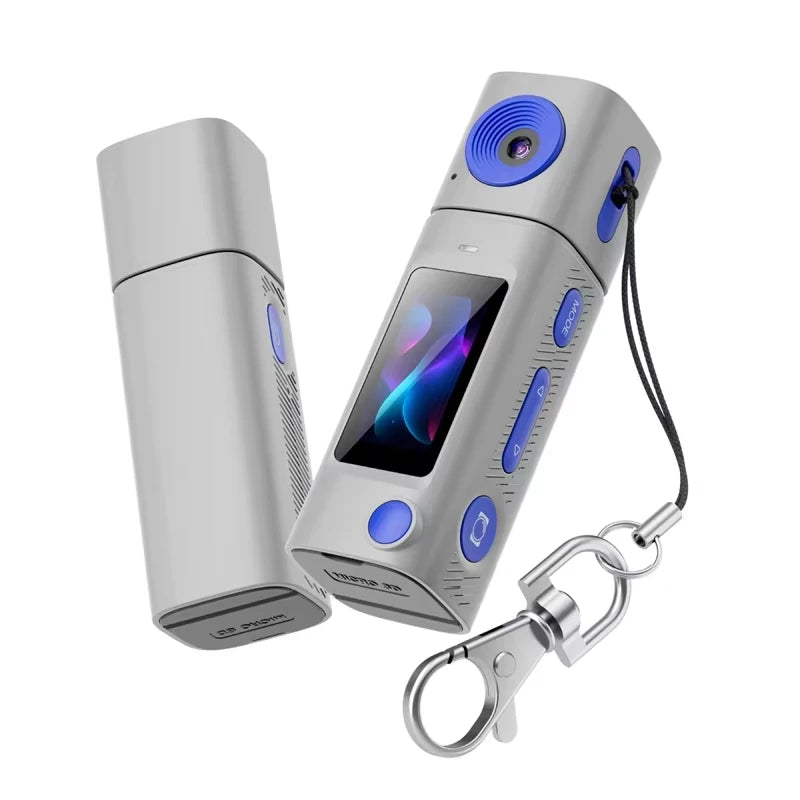 Lenovo G10 HD Mini Thumb Camera - 1080P Digital Camera with 230° Rotating Lens for Outdoor Sports, Video & Photo Capture