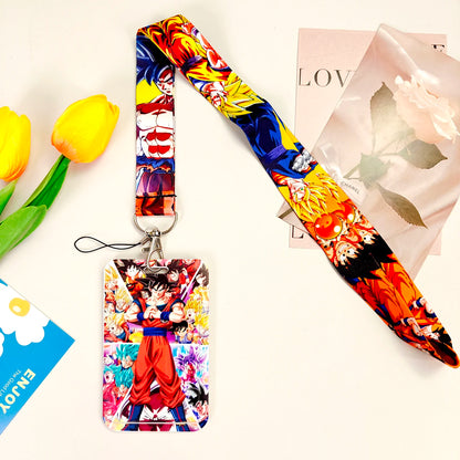 Dragon Ball Anime Lanyard – Credential Holder for Key, Card, Badge & Gym Keychain Accessories Gift