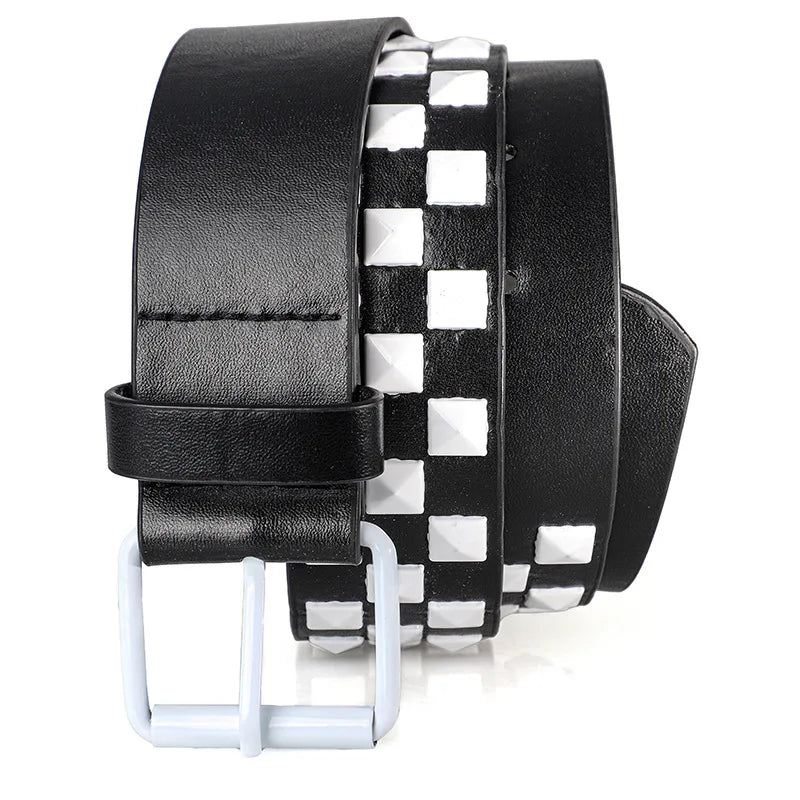 Unisex Rivet Belt - Punk HipHop Y2K Rock Style Streetwear Belt for Men and Women