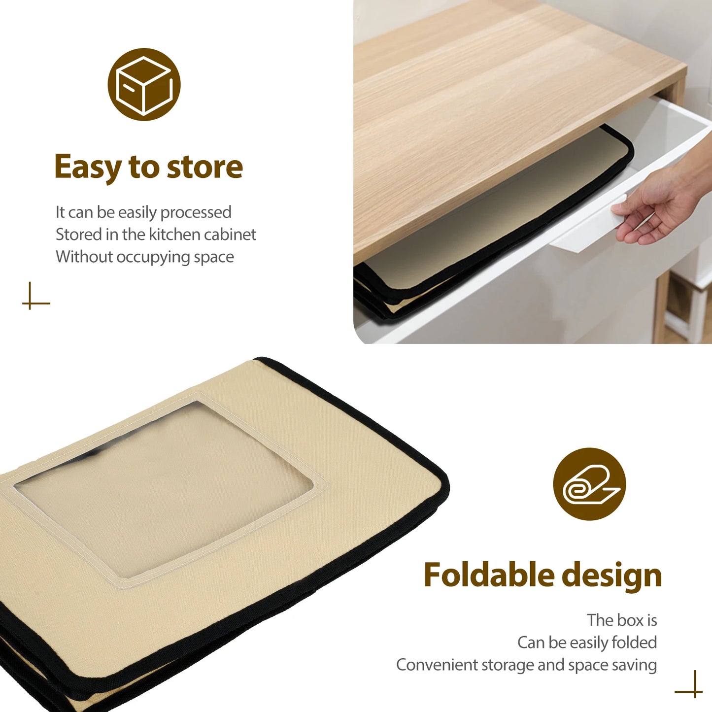Versatile Dough Proofer with Heater – Temperature-Controlled, Collapsible Dough Proofing Box with Timer for Bread Making