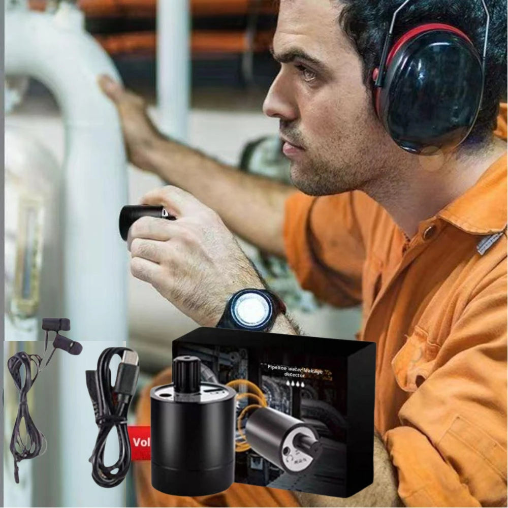 Underground Water Leak Detector - Water Main & Pipe Leak Sound Detection Monitor
