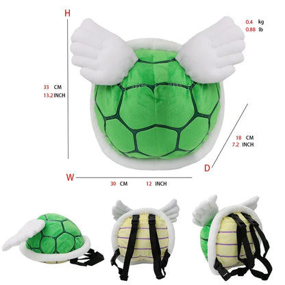 Super Mario Plush Backpack – 9 Styles Including Bowser, Yoshi & Koopa Troopa Cartoon Stuffed Toy Bag