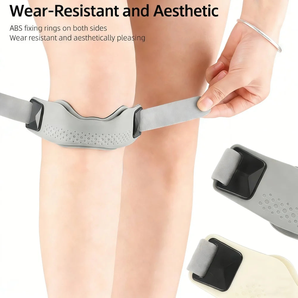 Patellar Tendon Support Strap - Adjustable Silicone Knee Support for Running, Tennis & Sports