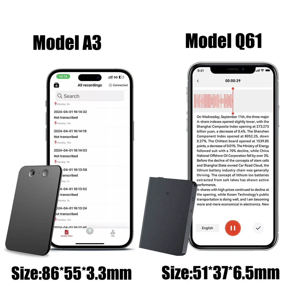 Smart AI ChatGPT-4 Voice Call Recorder — Real-Time Summarize Translator Device with Phone Charging, 8-128GB Storage