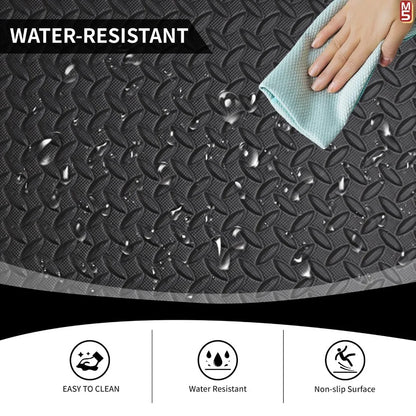 EVA Foam Massage Cushion Interlocking Gym Floor Mats – Non-Slip Puzzle Exercise Mat for Home Gym, Yoga & Acupressure Support