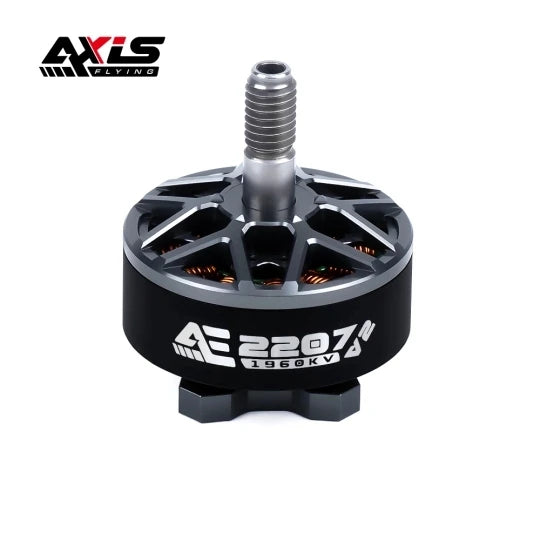 AxisFlying AE2207 V2 1860KV/1960KV Brushless Motor — 4~6S Lipo, 5mm Shaft for 5-Inch Propeller Drones