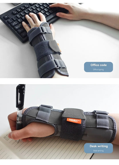 AOLIKES Wrist Brace Splint – Night Support for Carpal Tunnel & Pain Relief