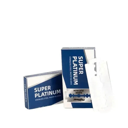 10PCS Stainless Steel Razor Blades – Compact Portable Scraper Cleaning Heads for Bald Men, Home Use, Rust-Resistant