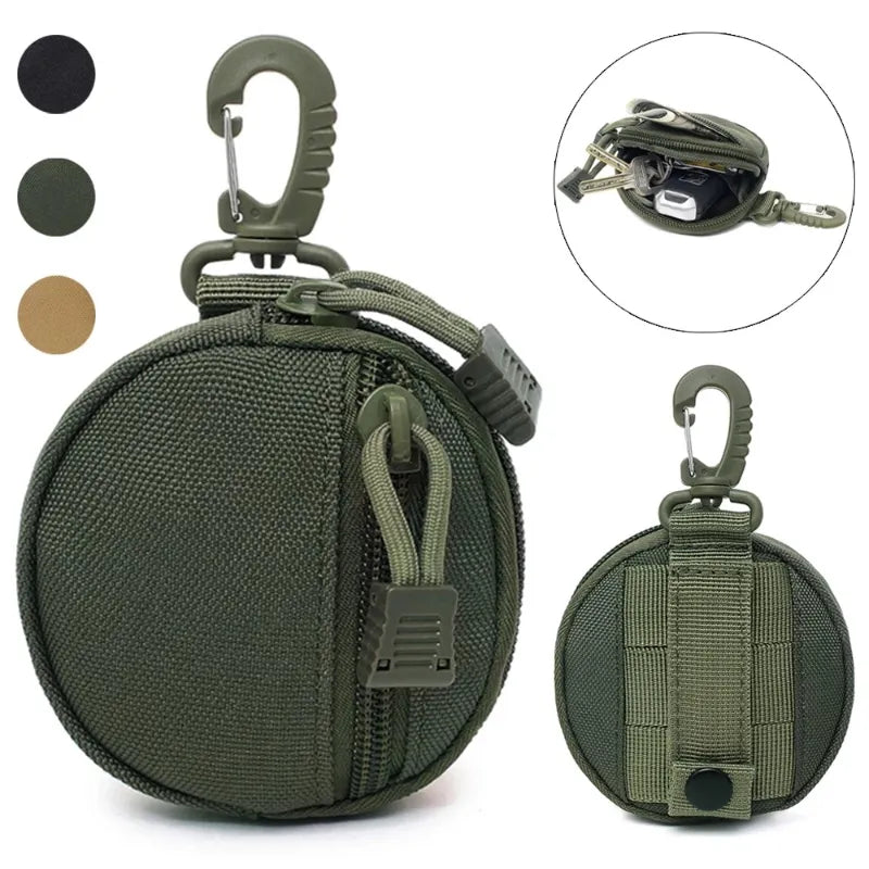 Tactical Wallet Pocket - 1000D Military Accessory Bag for Portable Money, Coin, and Key Storage - Waist Bag for Hunting and Camping Adventures