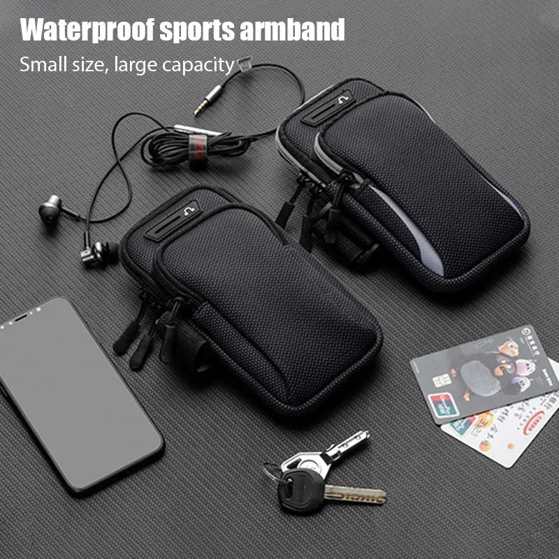 Universal Sports Armband Phone Case – Running Arm Holder for iPhone, Xiaomi, Huawei Phones Up to 6.5"-7.2"