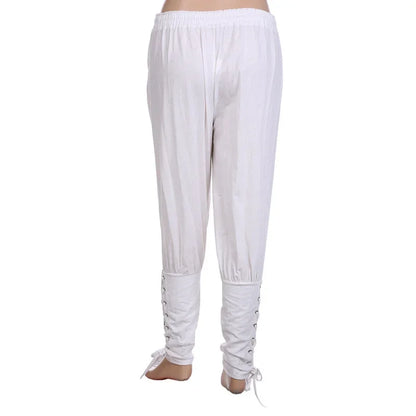 Pirate Cosplay Pants for Men — Renaissance Medieval Gothic Costume Trousers, Plus Size 3XL