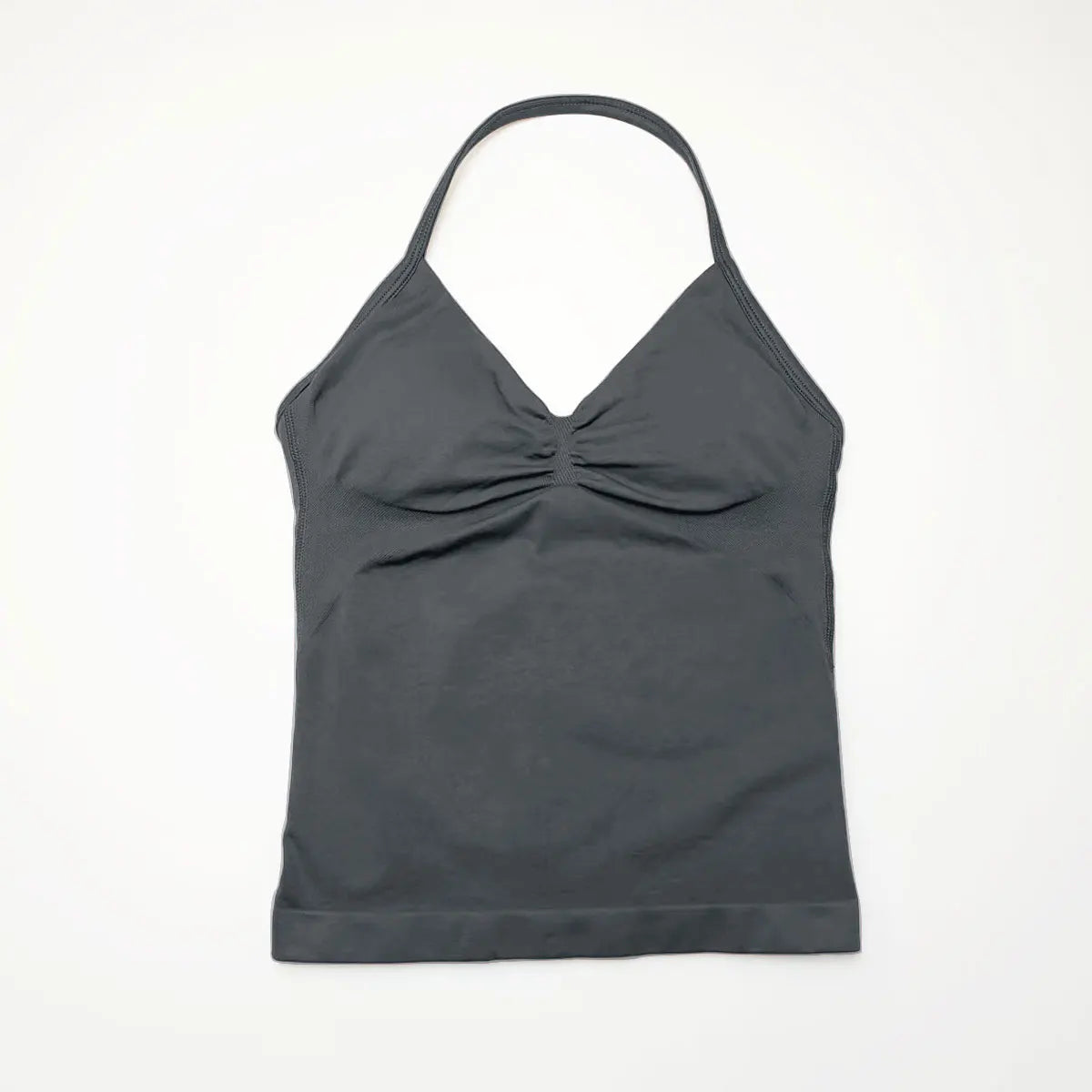 Women’s Longline Strappy Sports Yoga Vest Open Back Gym Tank Top Halter Running Fitness Bra Workout Top NCLAGEN Impact Style