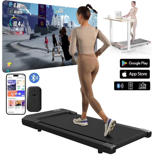 300lbs Home Treadmill – 2.5HP 2-in-1 Walking & Running Pad with LCD Digital Display, Fitness Exercise Machine