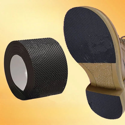 Thick Non-Slip Shoe Sole Sticker Roll – Wear-Resistant Anti-Abrasion Heel Grip Tape for Quieter Steps & Chunky Heel Protection