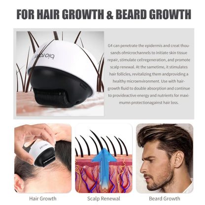 G4 Bio Derma Roller – Stainless Steel 1200-Pin Microneedle Beauty Tool for Skin & Beard