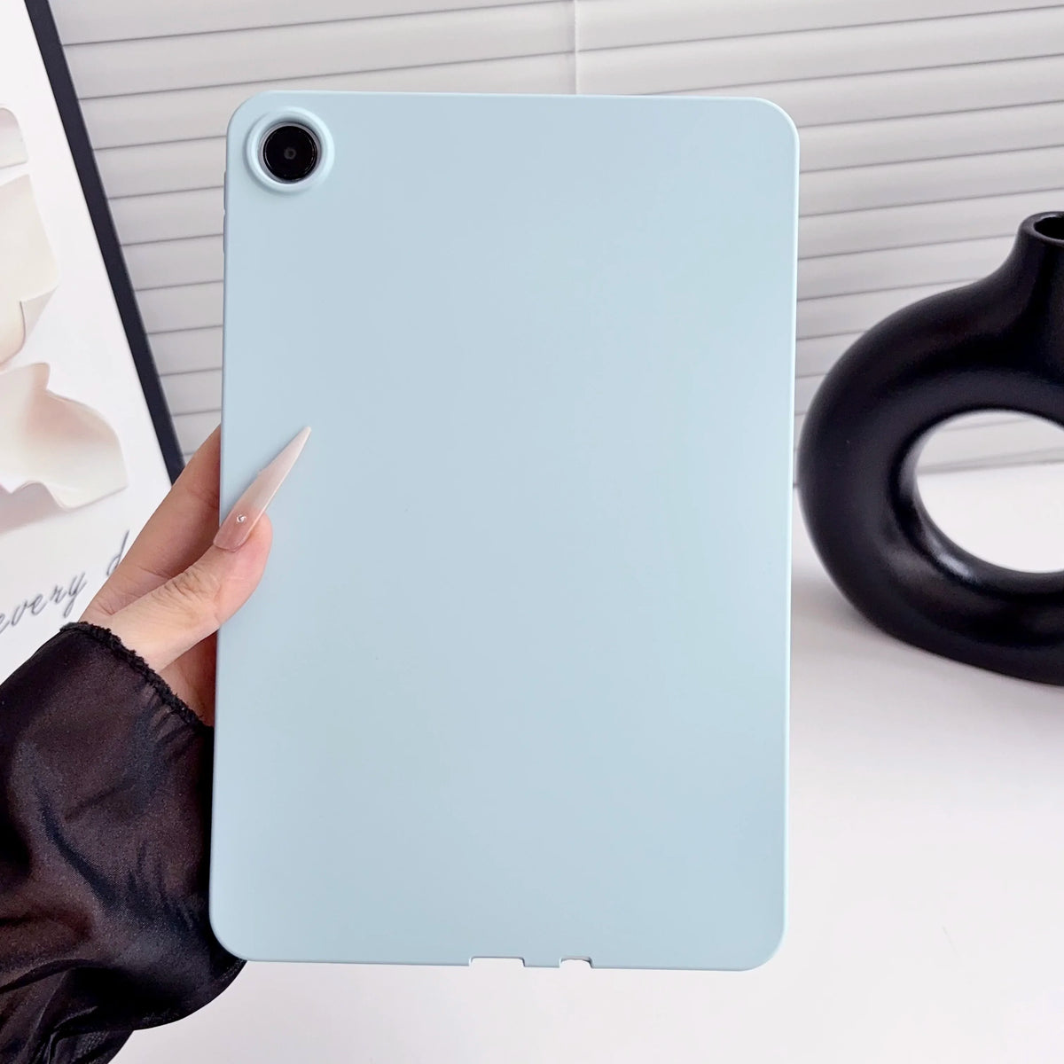 Soft Silicone iPad Case - Protective Cover for iPad 7th–12th Gen, Air, Pro 11, A16 and Mini Models