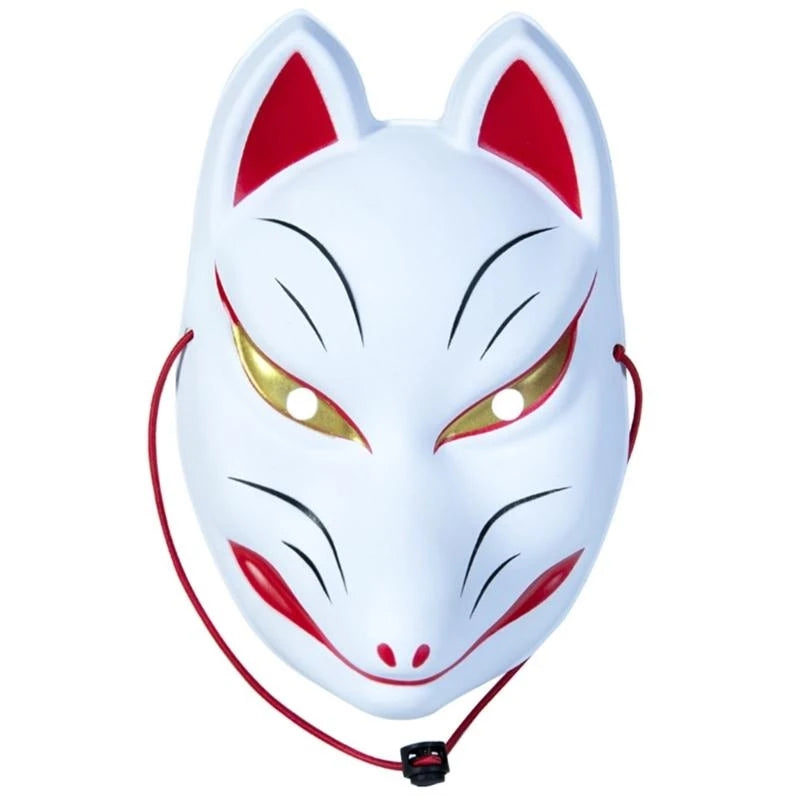 Fox Animal Mask – Full-Face Masquerade & Anime Cosplay Mask for Men and Women, Halloween Parties & Costumes