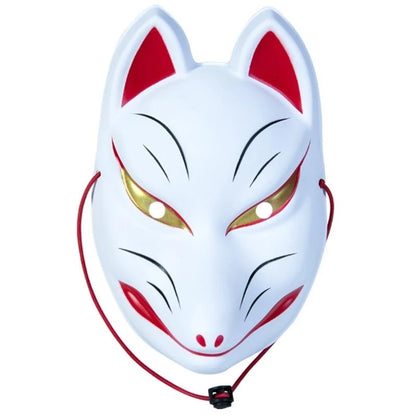 Fox Animal Mask – Full-Face Masquerade & Anime Cosplay Mask for Men and Women, Halloween Parties & Costumes