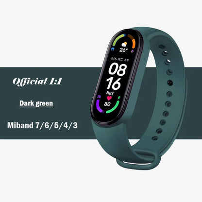Silicone Strap for Xiaomi Mi Band 3-7 NFC – Sport Replacement Wristband Bracelet