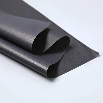 Black Tissue Paper Sheets - 10-100pcs Gift Wrapping Craft Paper for DIY Art and Flower Decoration