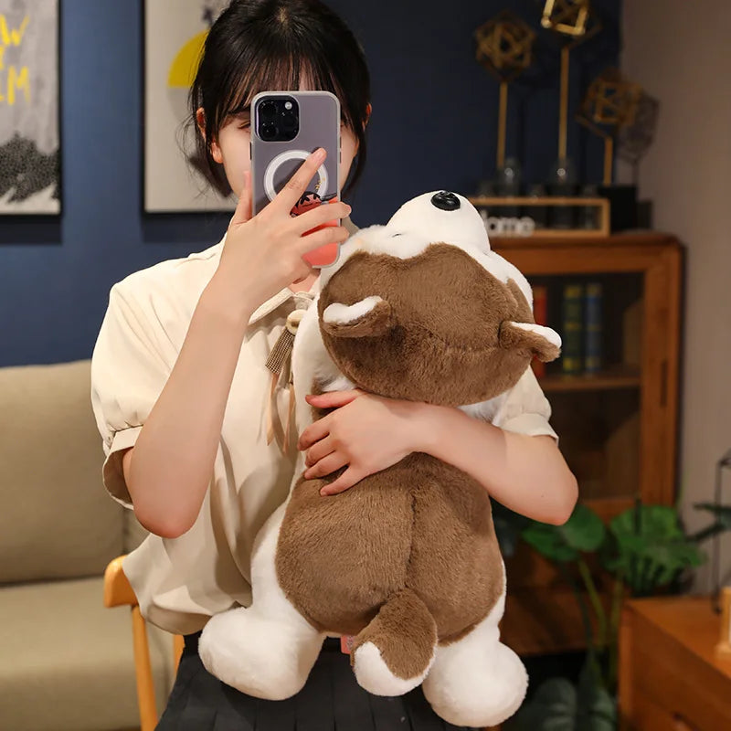 30/40cm Cute Husky Dog Plush Toy – Soft Kawaii Stuffed Puppy Pillow Doll for Xmas Gift