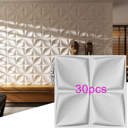 KUUJOJO 3D Textured Wall Panels – Indoor Wall Decoration for Living Room, Bedroom, Hotel, Office, Tape