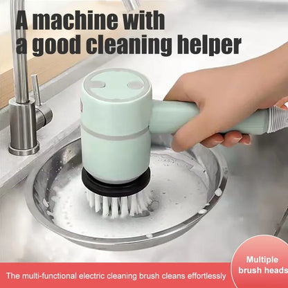 USB Rechargeable Electric Cleaning Brush - Multi-Functional Rotary Scrubber for Household Appliances, Home Cleaning Gadget