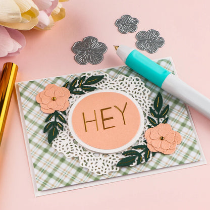 USB Hot Foil Pen Set – 0.8mm Heat-Active Gold Foil Pen for Paper, Leather, DIY Scrapbooking & Cards