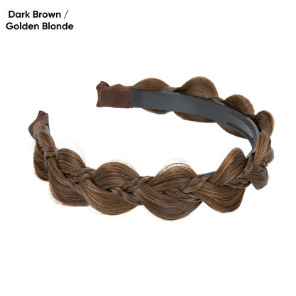 SARLA Synthetic Bohemian Braided Headband – Butterfly Plaited Hairpiece for Women