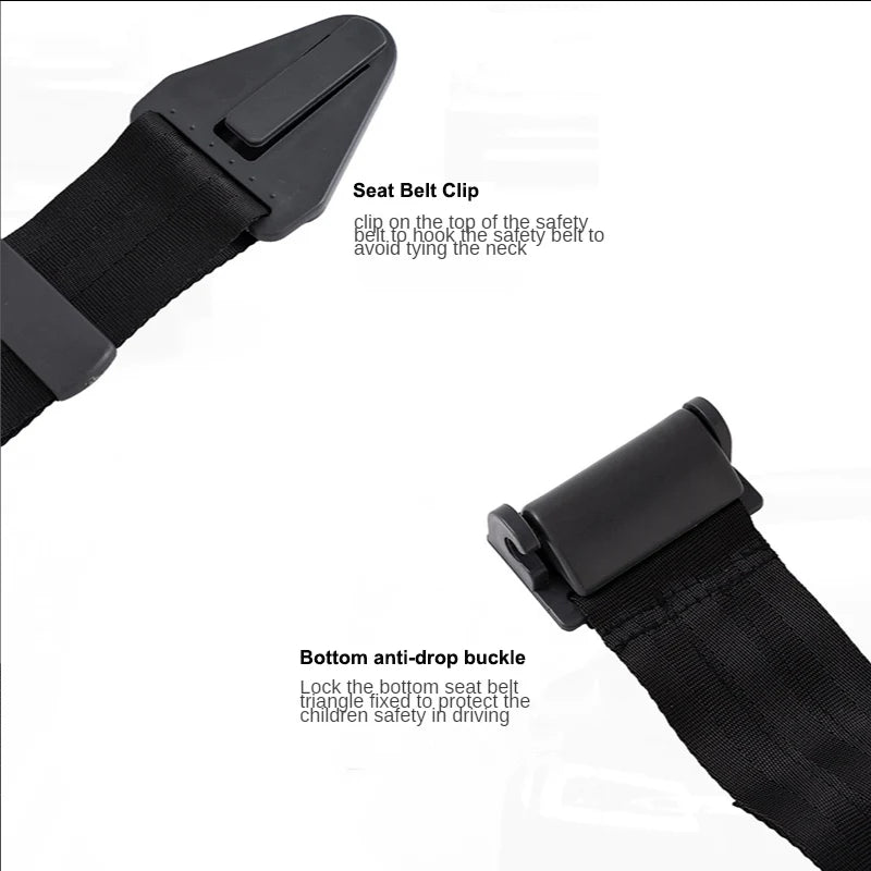 Car Child Seat Belt Retainer : Anti-Stroke Shoulder Guard Buckle Adjuster for Kids - Secure Adjustment & Fixation Seatbelt Accessory
