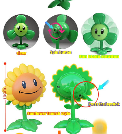 Plants vs Zombies PVZ Pea Shooter Boss Action Figure – Dave Allstar Toy Doll for Kids Gift