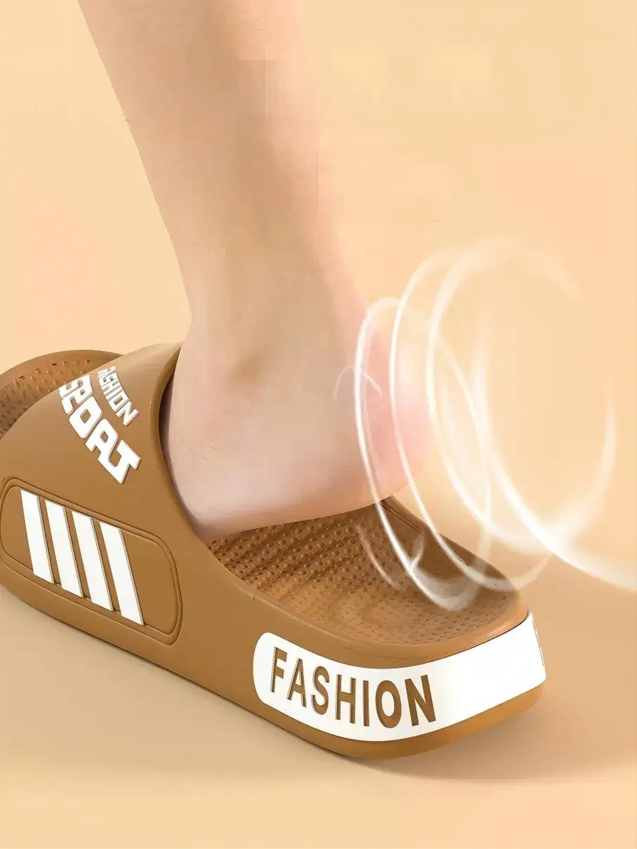 Men’s & Women’s Large Size EVA Slippers — Trendy Non-Slip Outdoor Summer Slippers for Students & Couples