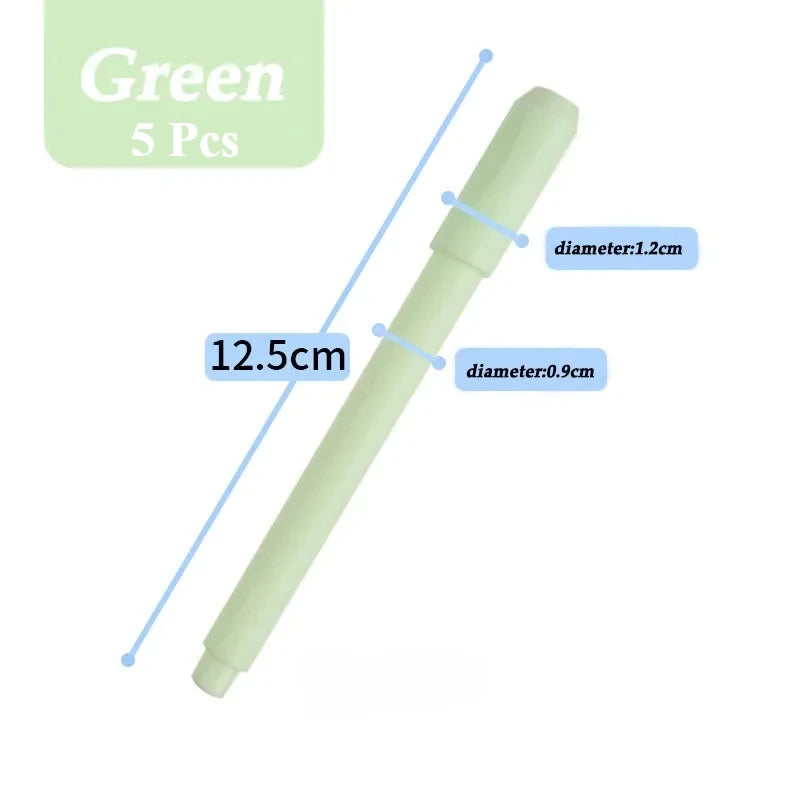 5-Piece Pencil Extender Set – Art Pen Grip & Holder for Sketching, Colored Pencils, School & Office Supplies