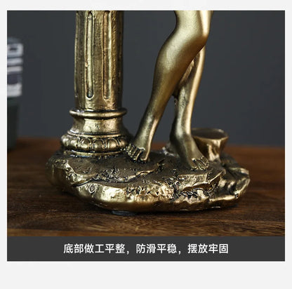 Resin Venus Statue — Greek Mythology Aphrodite Figurine for Nordic Home Decor & Art Room Display