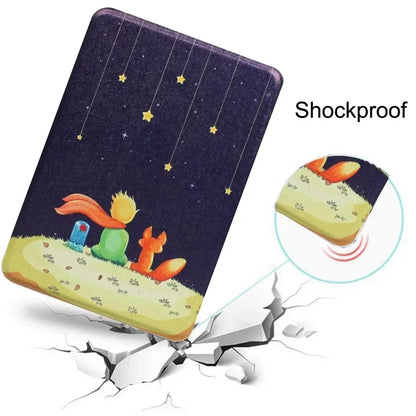 6" Kindle 11th Generation 2024 Case | PU Leather Ebook Cover with Hand Strap & Auto Wake Sleep