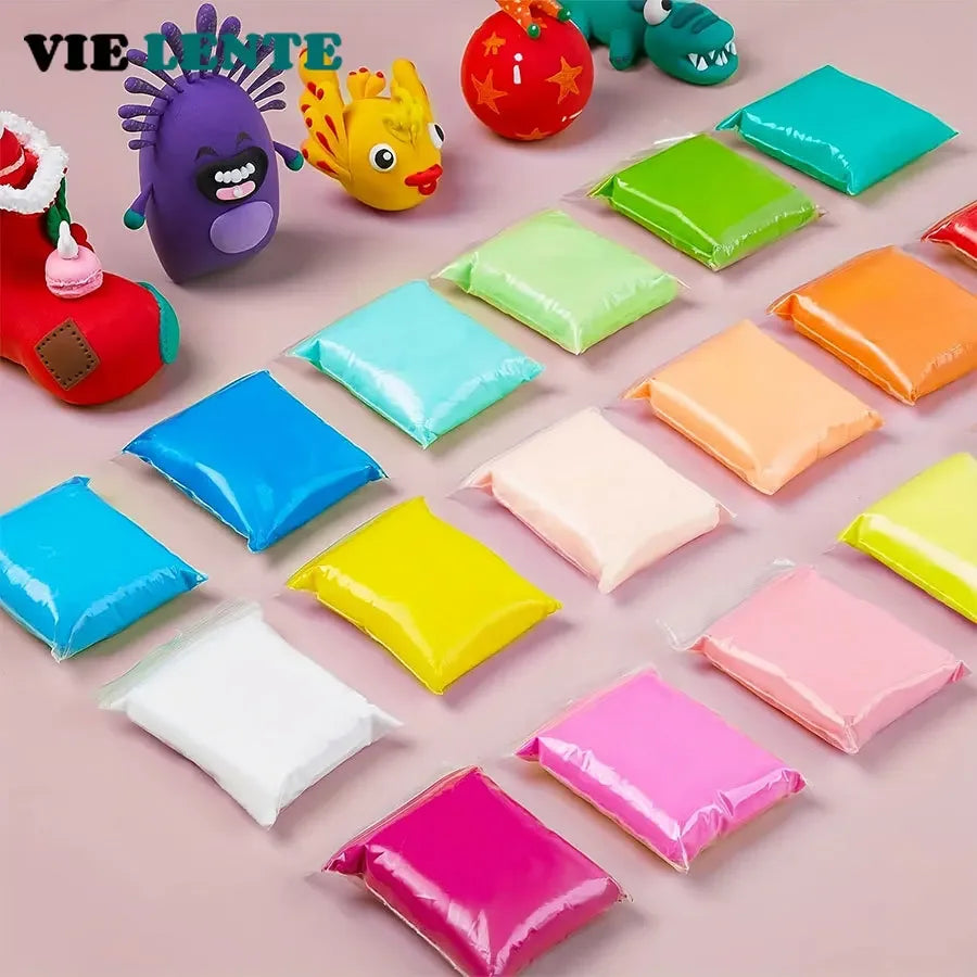 36 Color Air-Dried Clay Set – Ultra-Light Plastic Clay with Carving Tools, DIY Crafts & Gifts for Children and Friends
