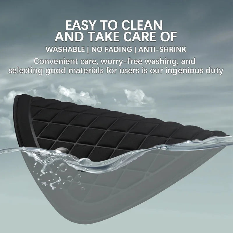 Washable Universal Car Seat Cushion – Breathable, Non-Slip Memory Foam for Vehicle & Office Chair Comfort