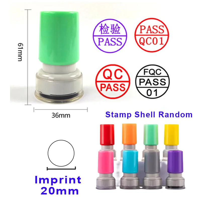 Custom Rubber Flash Stamp – Personalized Name, Logo, Signature for QA, Kids, Scrapbooking & Branding