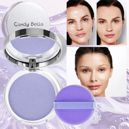 Candy Bella Violet Cream-to-Powder Contouring Makeup - Skin-Friendly, Long-Lasting Oil-Control Face Powder