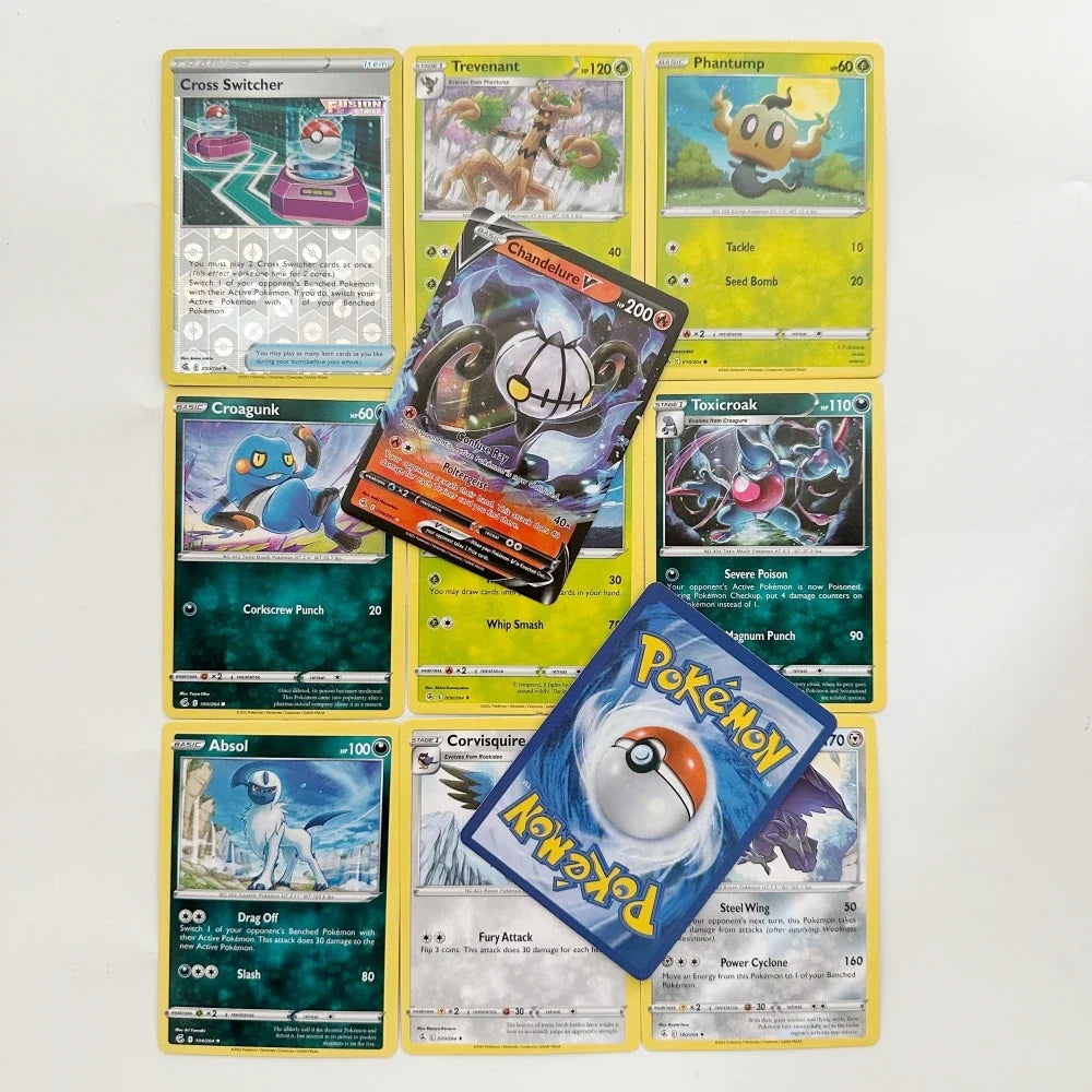 360PCS Pokémon Shining Fates Booster Cards — English Trading Card Game Set