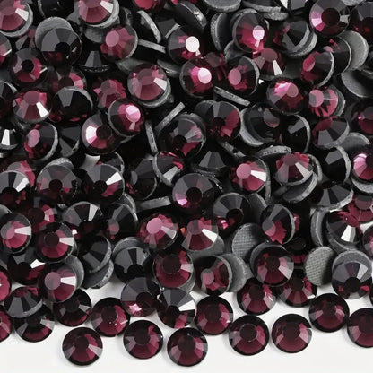 Bobohoo HotFix Crystal Rhinestones SS6-SS30 – Glitter Iron-On Strass Gems for Clothing, Dresses & DIY Crafts