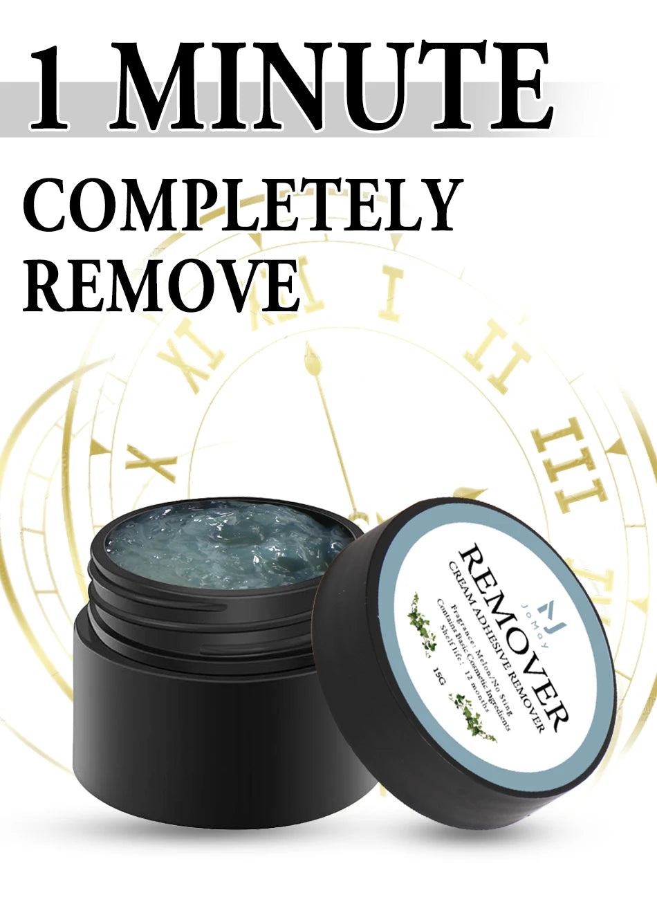 15g UV Eyelash Extension Glue Remover Cream – Professional Lash Removal Tool for Makeup