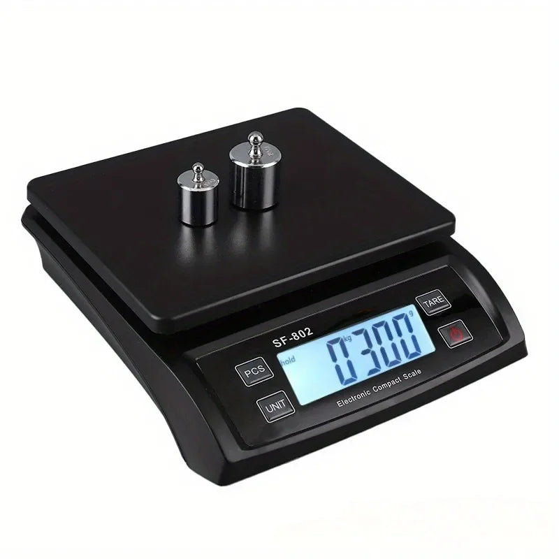 30KG/1G Digital Kitchen Scale – High Precision Household Food Weight Scale with LCD Display, Electronic Balance Scale for Cooking & Baking
